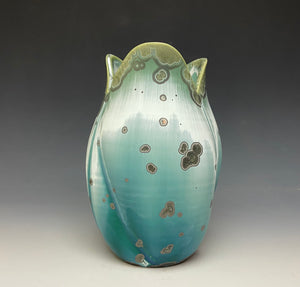 Tulip Vase- Wintergreen #1