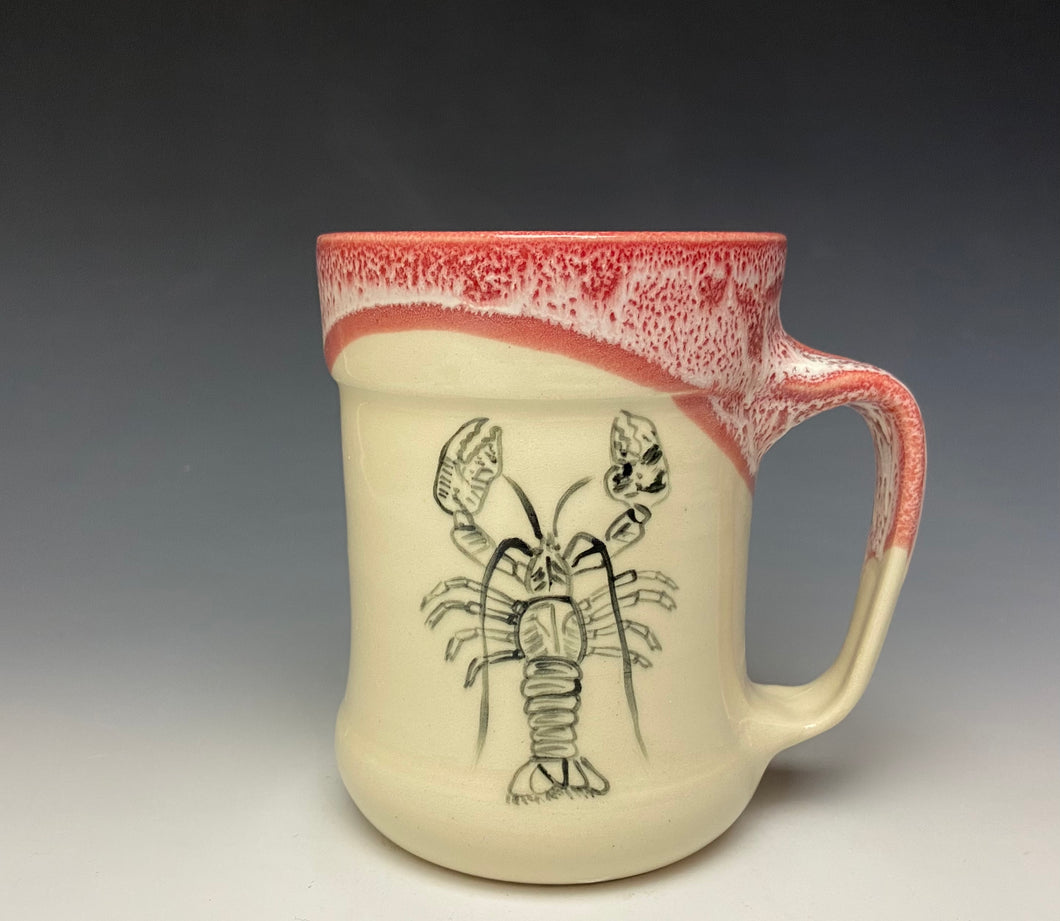 Lobster Mug- Red