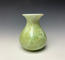 Load image into Gallery viewer, Crystalline Glazed Mini Vase - Mint Green 4
