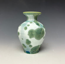 Load image into Gallery viewer, Wintergreen Crystalline Mini Vase
