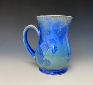 Crystalline Glazed Mug 14 oz- Blue Green