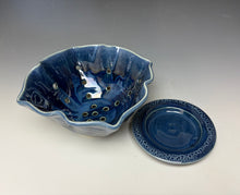 Load image into Gallery viewer, Deep Blue Lotus Berry Bowl #2
