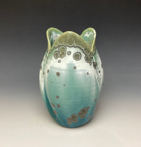 Tulip Vase- Wintergreen #4