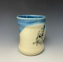 Load image into Gallery viewer, Pirate Skull Mug- Ice Blue
