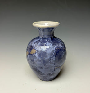 Periwinkle Crystalline Mini Vase 2