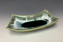 Load image into Gallery viewer, Crystalline Tray in Green and Silver #3
