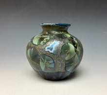 Load image into Gallery viewer, Cobalt Galaxy Crystalline Glazed Mini Vase 5
