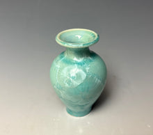 Load image into Gallery viewer, Light Green Crystalline Glazed Mini Vase #5
