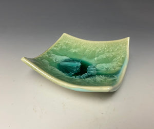 Crystalline Tray in Light Green