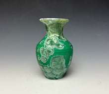 Load image into Gallery viewer, Emerald Green Crystalline Glazed Mini Vase 7
