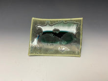 Load image into Gallery viewer, Crystalline Tray in Green and Silver #1
