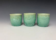 Load image into Gallery viewer, Light Green Crystalline Sake Cup
