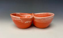 Load image into Gallery viewer, Double Dip Dish- Intense Orange
