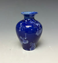 Load image into Gallery viewer, Winter Sky Blue Crystalline Glazed Mini Vase #3
