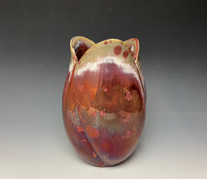 Tulip Vase- Ruby #4