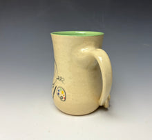 Load image into Gallery viewer, Artist Pig Mug- Light Green
