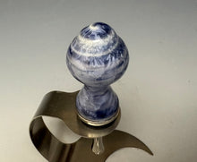 Load image into Gallery viewer, Crystalline Glazed Bottle Stopper- Periwinkle #2

