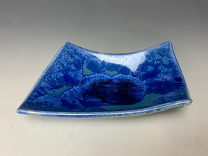 Crystalline Tray in Blue Teal #1