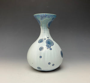 Bluestone Crystalline Glazed Vase