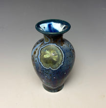 Load image into Gallery viewer, Cobalt Galaxy Crystalline Glazed Mini Vase 9
