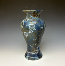 Load image into Gallery viewer, Cobalt Galaxy Crystalline Glazed Vase 5
