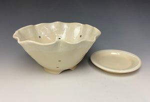 Ivory Lotus Berry Bowl