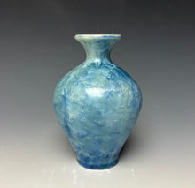Load image into Gallery viewer, Teal Blue Crystalline Glazed Mini Vase 4

