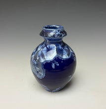 Load image into Gallery viewer, Winter Sky Blue Crystalline Glazed Mini Vase #5
