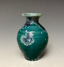Load image into Gallery viewer, Aqua Crystalline Glazed Mini Vase 4
