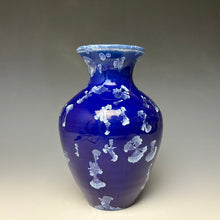 Load image into Gallery viewer, Winter Sky Blue Crystalline Glazed Vase 5
