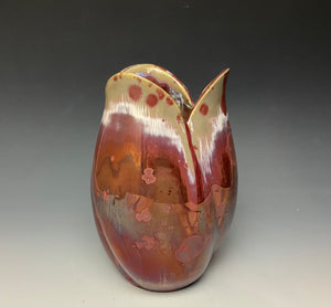 Tulip Vase- Ruby #4