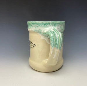 Shark Mug- Bermuda Green