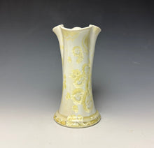 Load image into Gallery viewer, Crystalline Vase in Ivory 3
