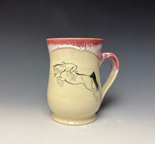 Load image into Gallery viewer, Jumping Horse &amp; Rider Mug- Bright Red
