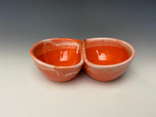 Load image into Gallery viewer, Double Dip Dish- Intense Orange
