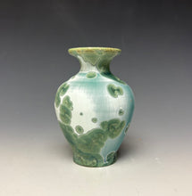 Load image into Gallery viewer, Wintergreen Crystalline Mini Vase
