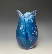 Load image into Gallery viewer, Tulip Vase- Atlantic Storm Blue #3
