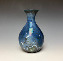 Load image into Gallery viewer, Cobalt Galaxy Crystalline Glazed Mini Vase 6
