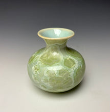 Load image into Gallery viewer, Crystalline Glazed Mini Vase - Mint Green 2
