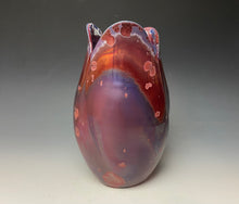 Load image into Gallery viewer, Tulip Vase- Ruby #2
