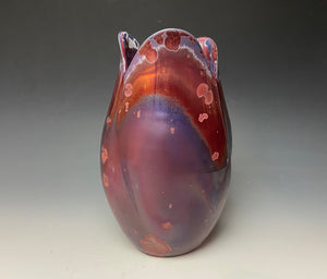 Tulip Vase- Ruby #2