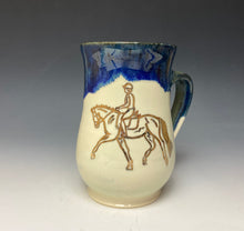 Load image into Gallery viewer, Dressage Horse Mug- Galaxy Blue
