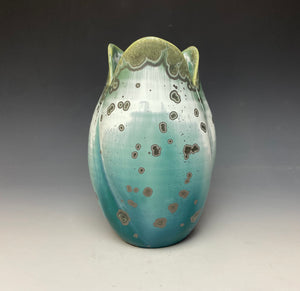 Tulip Vase- Wintergreen #4