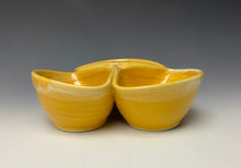 Load image into Gallery viewer, Triple Dip Dish- Sunshine Yellow
