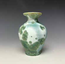 Load image into Gallery viewer, Wintergreen Crystalline Mini Vase
