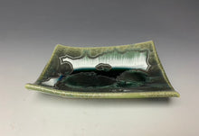 Load image into Gallery viewer, Crystalline Tray in Green and Silver #1
