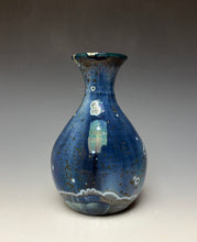 Load image into Gallery viewer, Cobalt Galaxy Crystalline Glazed Mini Vase 6
