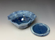 Load image into Gallery viewer, Deep Blue Lotus Berry Bowl
