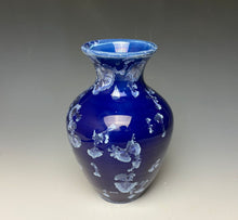 Load image into Gallery viewer, Winter Sky Blue Crystalline Glazed Vase 5
