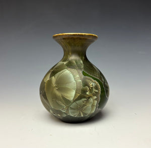 Iron Galaxy Crystalline Glazed Mini Vase 3